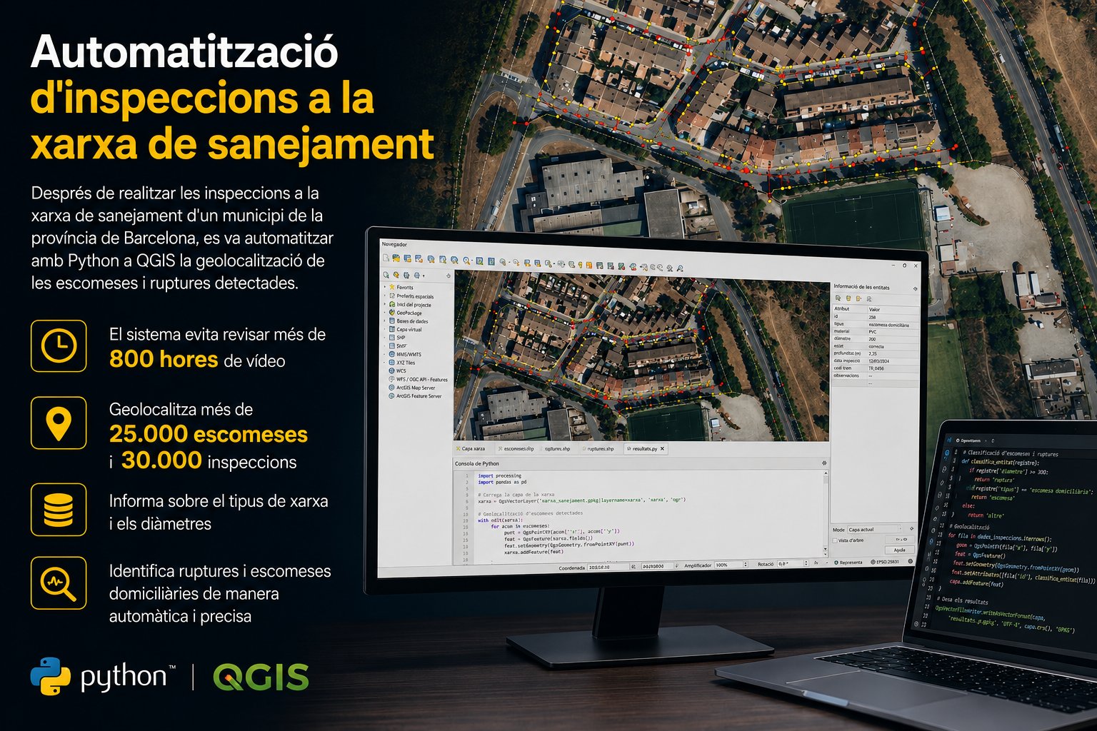 Automatización inspecciones red de saneamiento