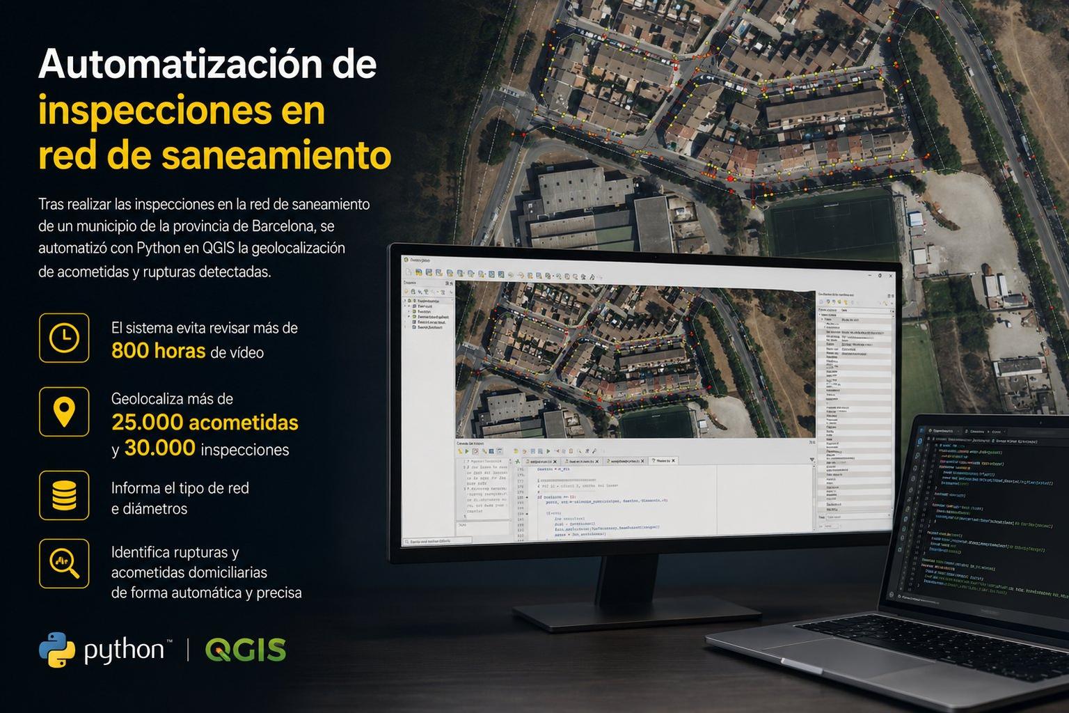 Automatización inspecciones red de saneamiento