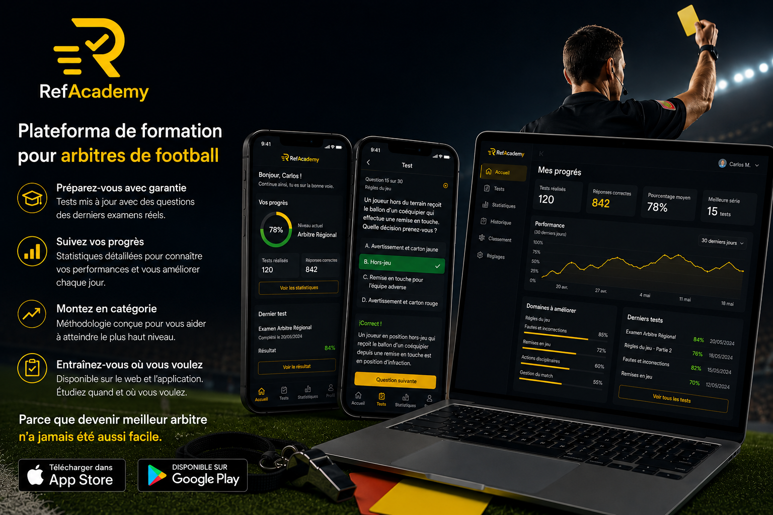 RefAcademy — Plataforma para árbitros de fútbol