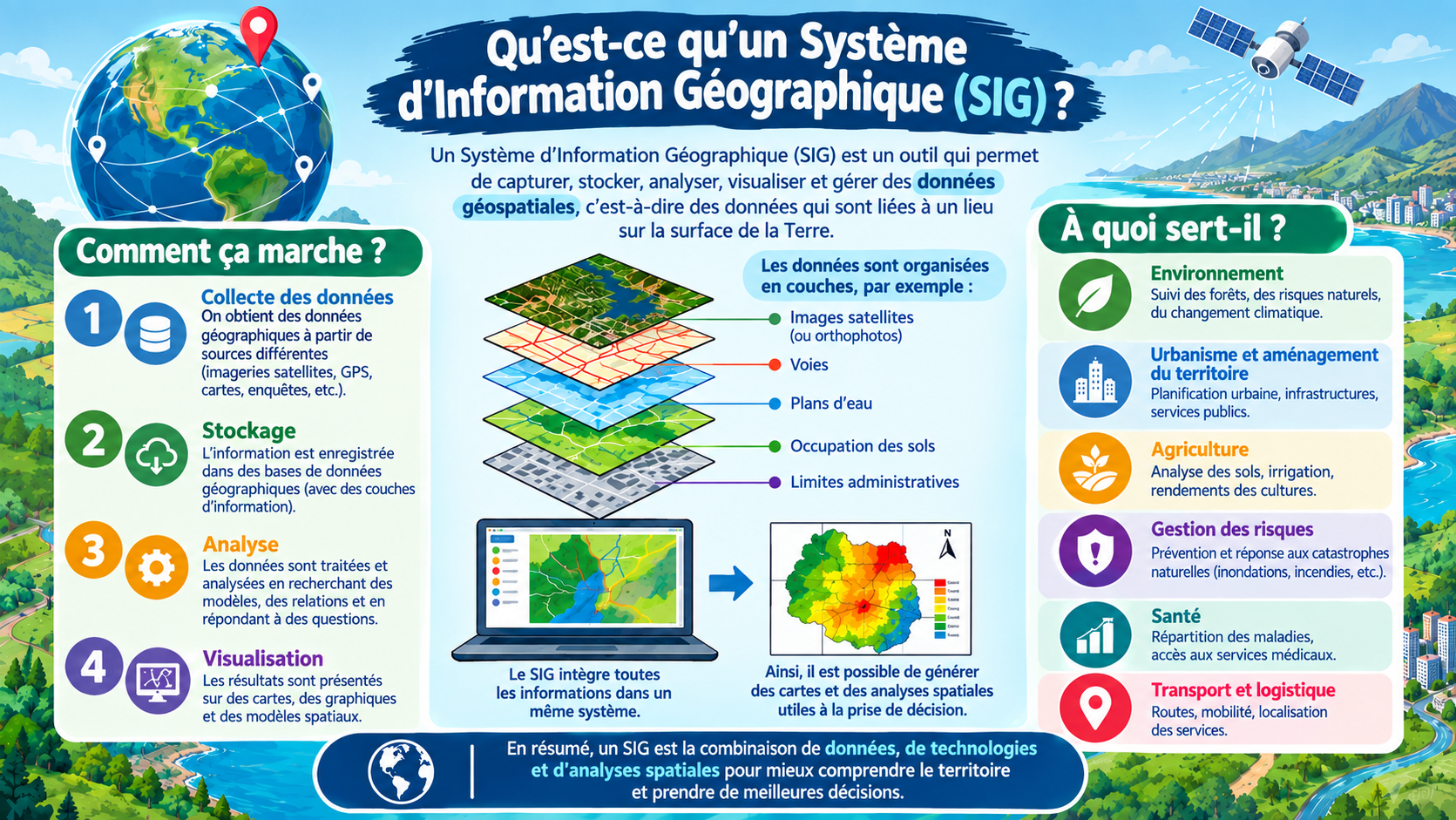 Qu'est-ce qu'un Système d'Information Géographique (SIG)