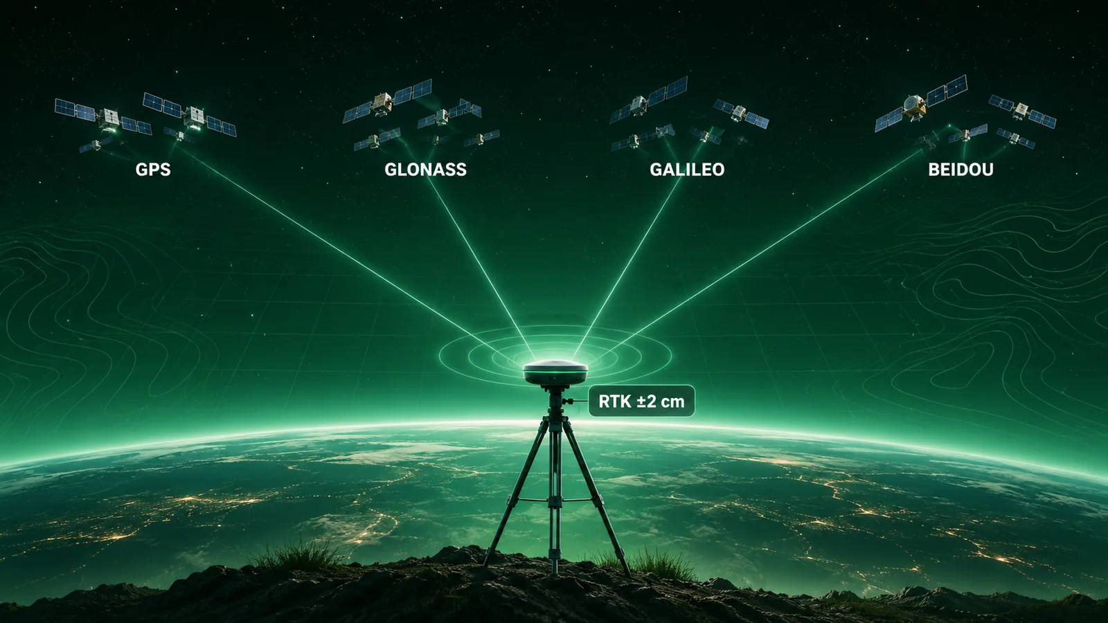 Diferència entre GPS i GNSS: les quatre constel·lacions i un receptor de precisió